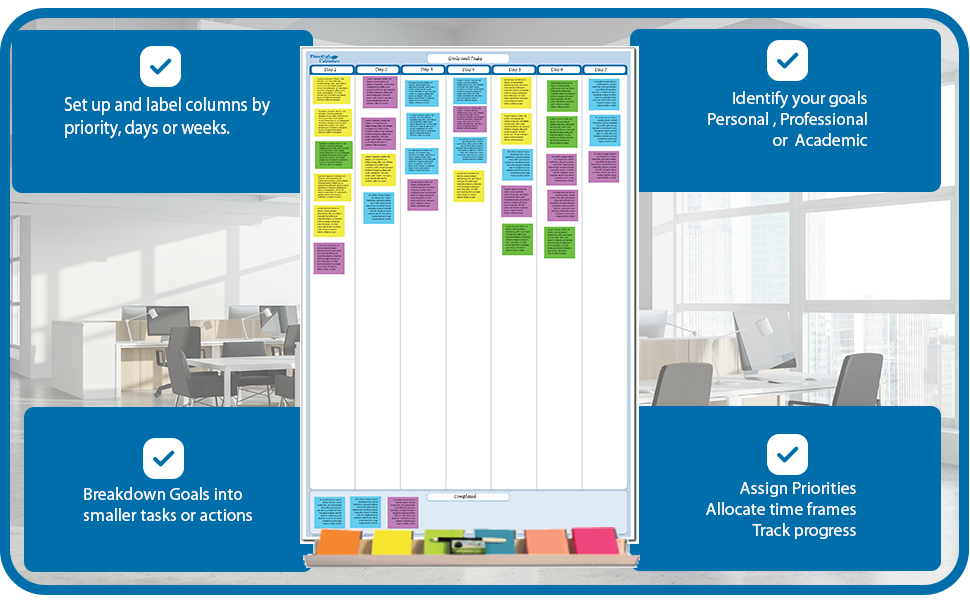 7 Column Goals and Task Manager