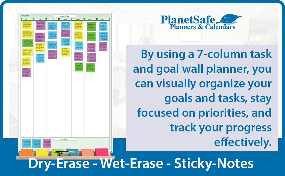 7 Column Goals and Task Manager