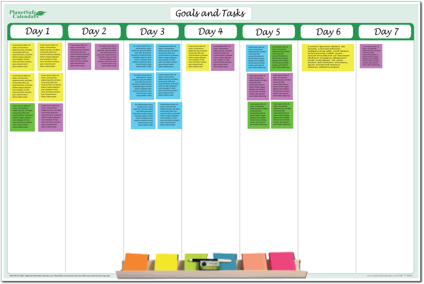 7 Column Goals and Task Manager Kits