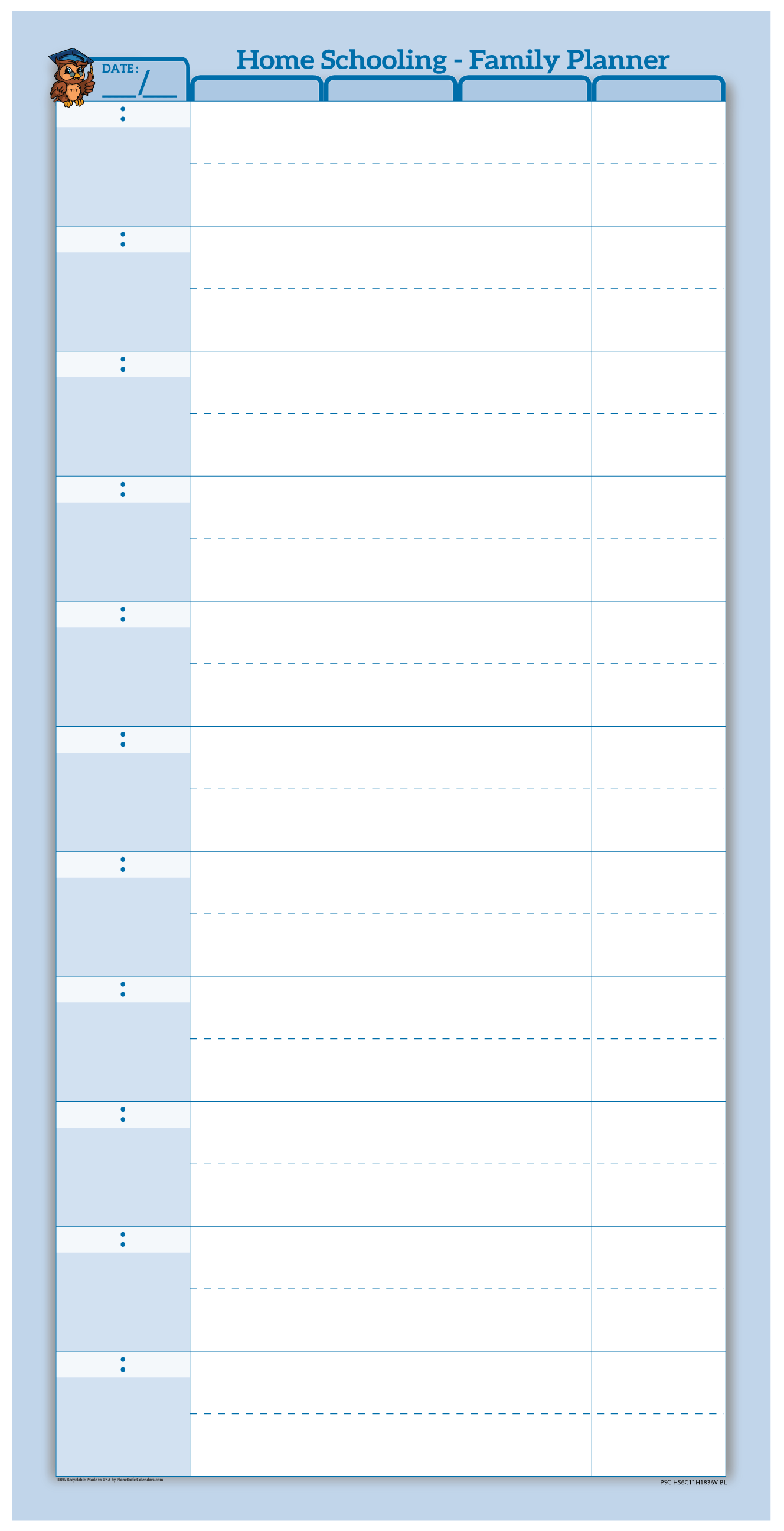 Homeschool/Family Planners