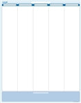 5-Column Goals and Task Organizer