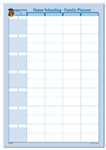 HomeSchool Erasable Wall Planner 17" x 24"