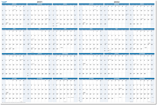 2-Full Year Calendars
